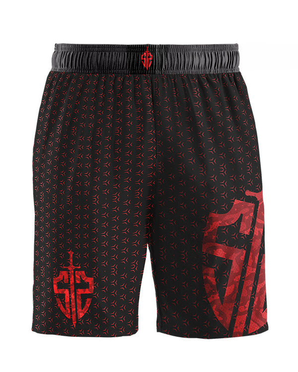 SASIB Shield TRAINING Shorts Red