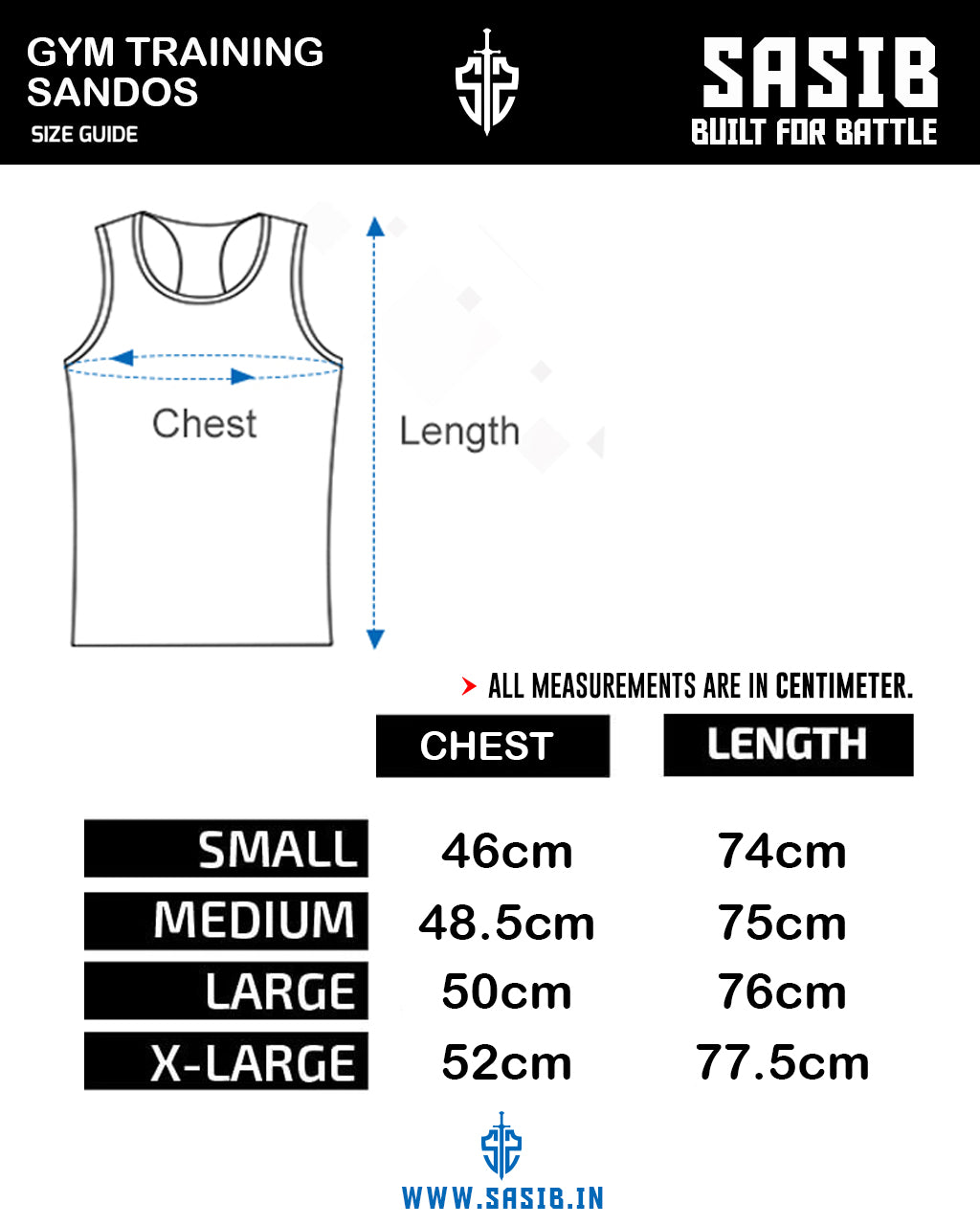 SASIB Solid Deep Cut GYM Vest - Grey
