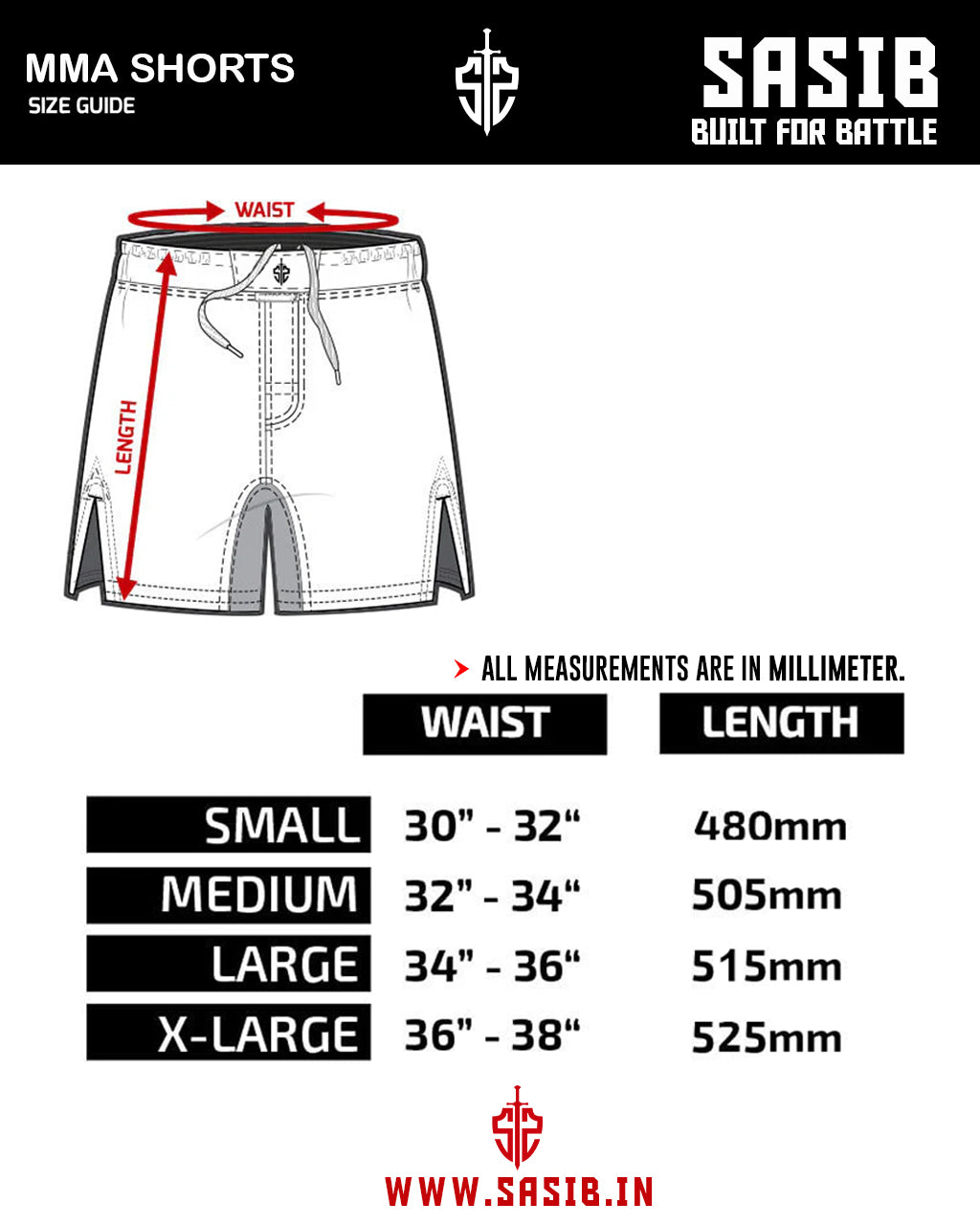 SASIB Solid MMA Shorts - Green