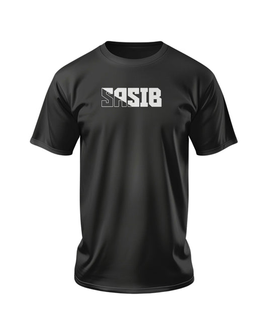 SASIB Tactical Black Round Neck Cotton T-Shirts