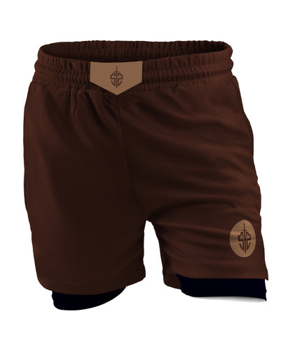 SASIB Dominator MMA Shorts Brown