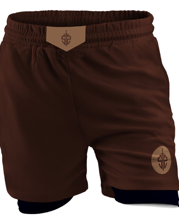 SASIB Dominator MMA Shorts Brown