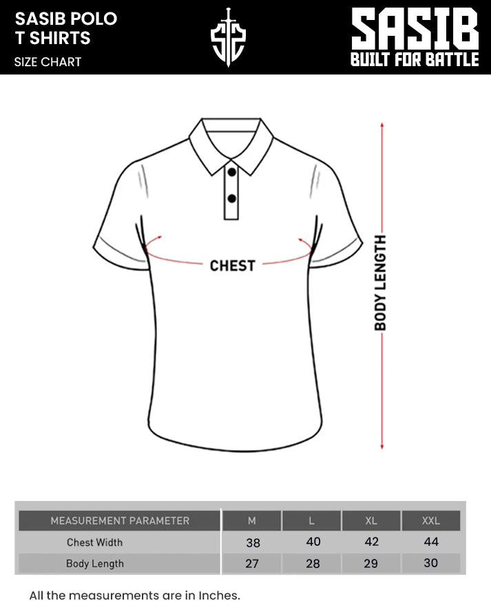 SASIB DARK COMMAND Polo Cotton T-Shirts